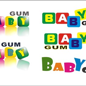 Logotypes: baby gum